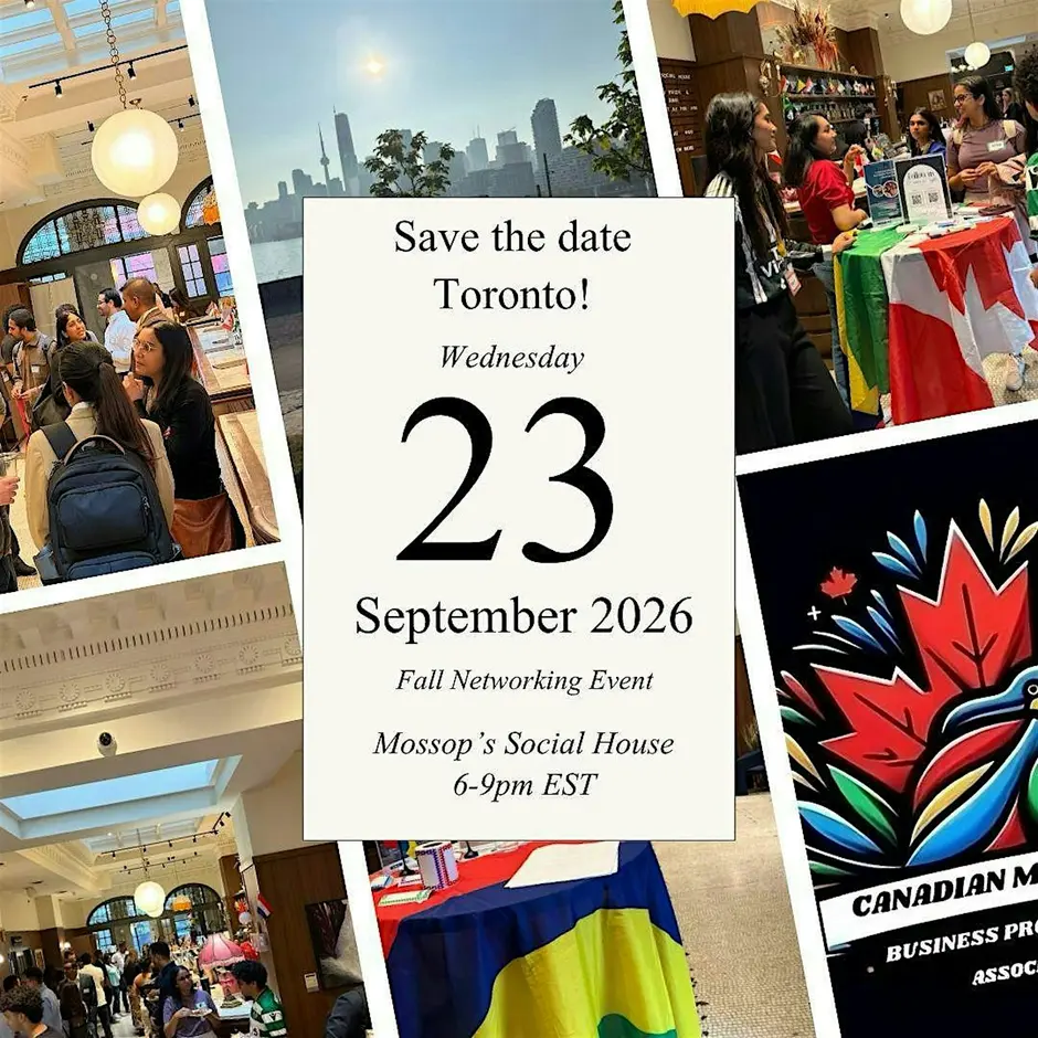 CMBPA - Fall Social Networking Event - Nu Zwenn event flyer